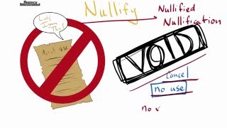 Nullify Definition for Kids [upl. by Nattirb]