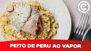 Peito de Peru ao Vapor Receita leve fácil e saborosa [upl. by Milone]