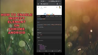 How to Enable Inspect Element on Chrome Browser on Android devices [upl. by Carmelia848]