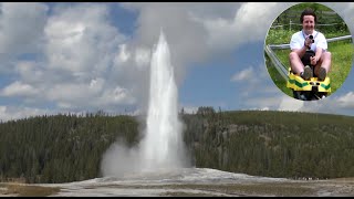 Old Faithful Geyser  Yellowstone National Park HD [upl. by Aitan]