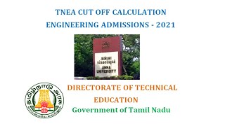 How to calculate 12th Mark amp TNEA Cut off 2021 [upl. by Ocer]