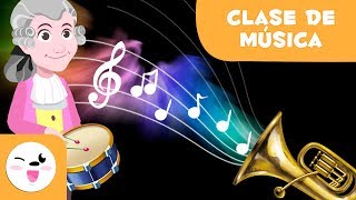 Clase de Música  Aprende las figuras e instrumentos musicales [upl. by Nuoras]