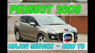 How To Change The Oil Air amp Fuel Filters In A Peugeot 3008  DIY [upl. by Lottie]