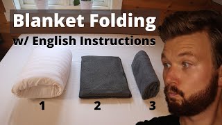 4 creative ways to FOLD BLANKETS like a PRO [upl. by Tare]