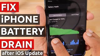 iPhone 💨 FAST BATTERY DRAIN Problem 🔥 How to Improve [upl. by Akiwak]