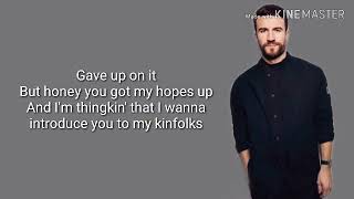 Kinfolks Lyric Video  Sam Hunt [upl. by Ketty982]