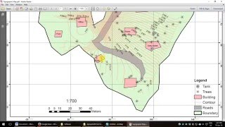 ArcGIS 101 Tutorial Preparation of Topographic Map [upl. by Ira]