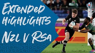 Extended Highlights New Zealand 2313 South Africa  Rugby World Cup 2019 [upl. by Groark]