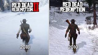 RDR 2 vs RDR 1  Details Comparison Part 2 [upl. by Mayhew]