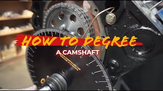 How to Degree a Camshaft Lobe Center Method [upl. by Nosniv]