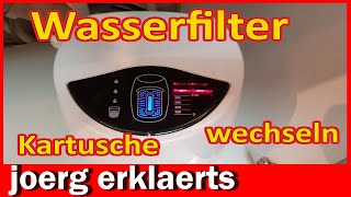 Wasserfilter Kartusche wechseln Change the espring Water Filter cartridge Amway e spring Tutorial [upl. by Alroi]