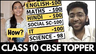 Class 10 CBSE 2020 Topper  Live Interview  How to become a topper [upl. by Aihsotan885]