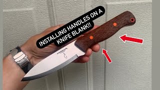 How to install handles on a knife [upl. by Mera645]