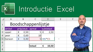 Introductie Excel Nederlands [upl. by Loredo]