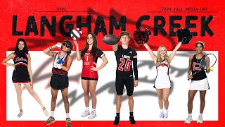 ROLL THE TAPE Langham Creek HS Fall Media Day [upl. by Eisor157]