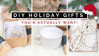 DIY CHRISTMAS GIFT IDEAS  HOLIDAY GIFTS YOU ACTUALLY WANT AFFORDABLE AND EASY TO MAKE 2020 [upl. by Pearman]