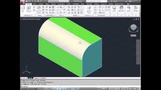 AutoCAD Tutorial How to Create 3D FILLET [upl. by Grieve]