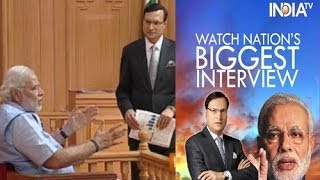 Narendra Modi in Aap Ki Adalat Full Interview [upl. by Einnok]