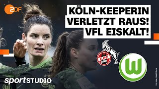 1 FC Köln – VfL Wolfsburg  FrauenBundesliga 9 Spieltag Saison 202324  sportstudio [upl. by Annatnas]