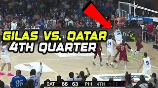 GILAS PILIPINAS VS QATAR  4TH QUARTER [upl. by Upshaw]