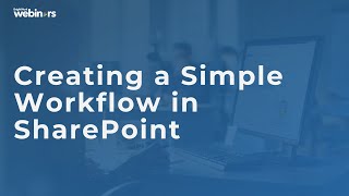 Creating a Simple Workflow in SharePoint [upl. by Notnilk993]