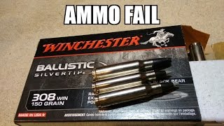 Winchester Ballistic Silvertip FAIL [upl. by Sawyere]