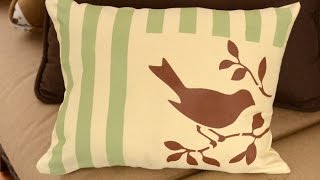 How to Fabric Paint with Stencils [upl. by Randene413]