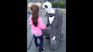 Jack Skellington Meet and Greet Disneyland [upl. by Itsyrk440]