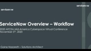 ServiceNow Overview Workflow [upl. by Hortensia]