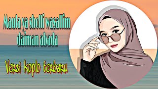 Maula ya sholli wasallim daiman abada   Dwm official Versi koplo [upl. by Agnella187]