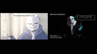 Undertale Mashup  Megalomaniac Glitchtale x Megalovania Sans Version [upl. by Robyn330]