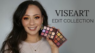 Viseart Edit Collection Review  Warm Edit amp Rose Edit Eyeshadow Palettes [upl. by Stew330]