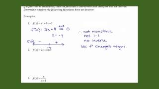 53 Monotonic Functions [upl. by Aubreir254]