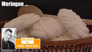 Meringue  Recette par Chef Sylvain [upl. by Airdnaid]