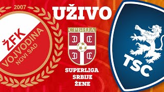 SUPERLIGA SRBIJE ZA ŽENE Vojvodina  TSC [upl. by Ebby]