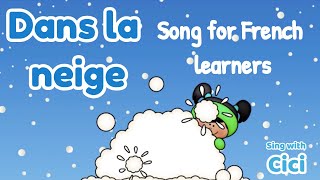 Dans la neige  Seeka Sings  Music for Kids  French Immersion [upl. by Bainter]