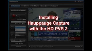 Installing Hauppauge Capture with the HD PVR 2 [upl. by Nahtnhoj758]