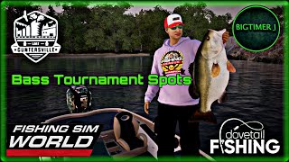 Lake Guntersville  Bass Tournament Spots  Fishing Sim World 🎣 [upl. by Lenehc]