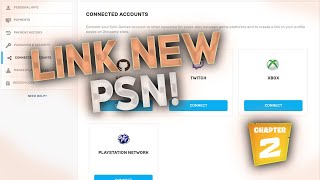 How To Link New PSN Account To Epic Games Account 2020 [upl. by Traggat372]