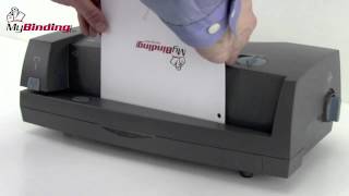 GBC 3230ST 23 Hole Punch and Stapler Demo [upl. by Reseta972]