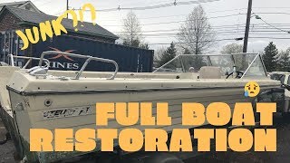 FULL BOAT RESTORATION START TO FINISH [upl. by Yesdnil]