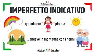 IMPERFETTO INDICATIVO  VERBS  Italian for Beginners [upl. by Ylim]