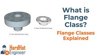 What is the Flange Class Flange Rating  Flange Classes and Rating Explained [upl. by Annawahs60]