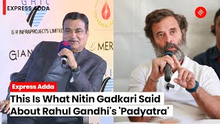 This Is What Nitin Gadkari Said About Rahul Gandhis Padyatra [upl. by Anitak]