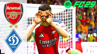 FC 25  Arsenal Vs Dynamo Kiev  Champions League 2025 Full Match  PS5™ [upl. by Lawry]