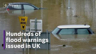 Weather chaos More than 1000 UK homes flooded [upl. by Lleihsad558]