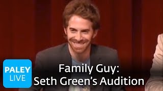 Family Guy  Seth Greens Audition [upl. by Dalia319]