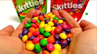 Skittles Candy Packs  Crazy Sours amp Fruits [upl. by Suqram136]