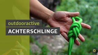 Achterschlinge Kletterknoten  Anleitung [upl. by Filia]