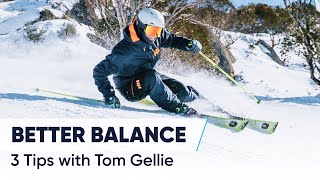 HOW TO SKI STEEPER SLOPES  3 Tips For Better Balance [upl. by Notfa]